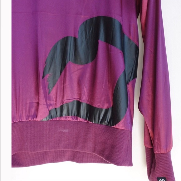 NWT MTTM Low Cut Back Sweatshirt - Picture 3 of 5